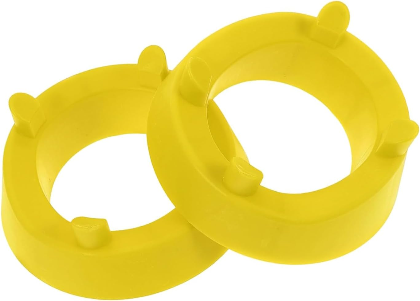 Ksngtixe 2PCS Soccer Ball Holder Stand, Durable Football/Basketball/Rugby Display Rack, Space-Saving Sports Equipment Organizer for Youth & Adults (Yellow) image number 2