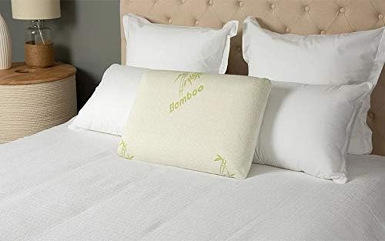 Tontine Comfortech Memory Foam Pillow &ndash; Medium Height and Firm Support for Custom Contouring &ndash; Aircell Memory Foam Moulds to Head and Neck Shape for Pressure Relief and Alignment &ndash; Machine Washable image number 3