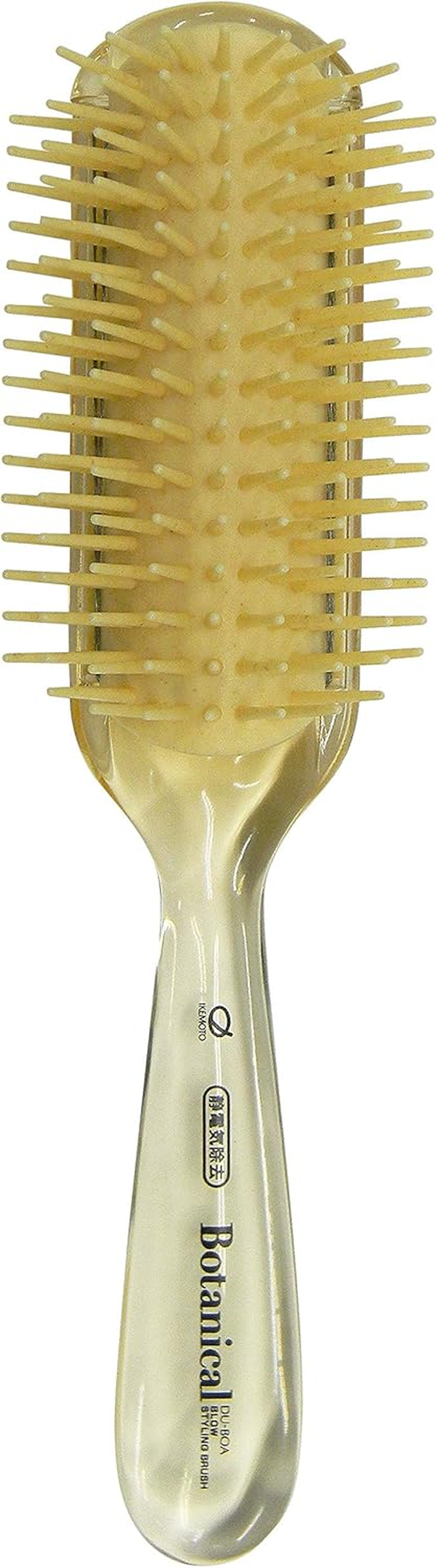 Ikemoto Brush AO1111 Hair Brush, Static Electricity Removal, Linseed Oil Blend, Blow Styling Brush, Made in Japan