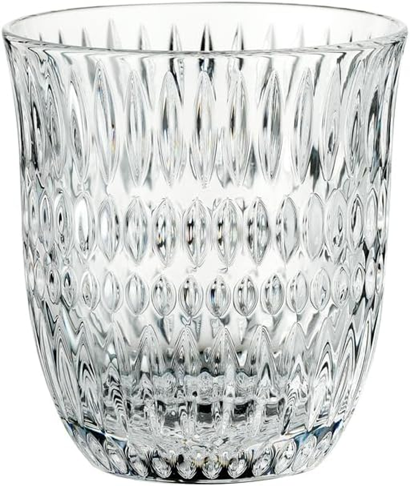 Nachtmann Ethno Barista Cappuccino & Flat White Glass, Clear &ndash; Elegant Crystal Drinkware for Balanced Foam & Crema Structure &ndash; Machine-Made, Durable & Dishwasher Safe &ndash; 235 Ml Capacity (Pack of 2)