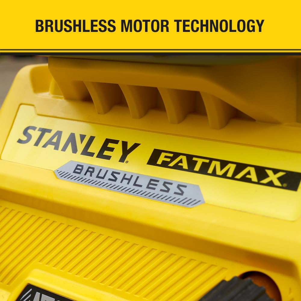 STANLEY FATMAX V20 | 2X18V Pressure Washer - Brushless Motor, 55 and 70 Bar for Added Flexibility, plus 100 Bar Boost Mode, Self-Priming Kit, Bare Unit