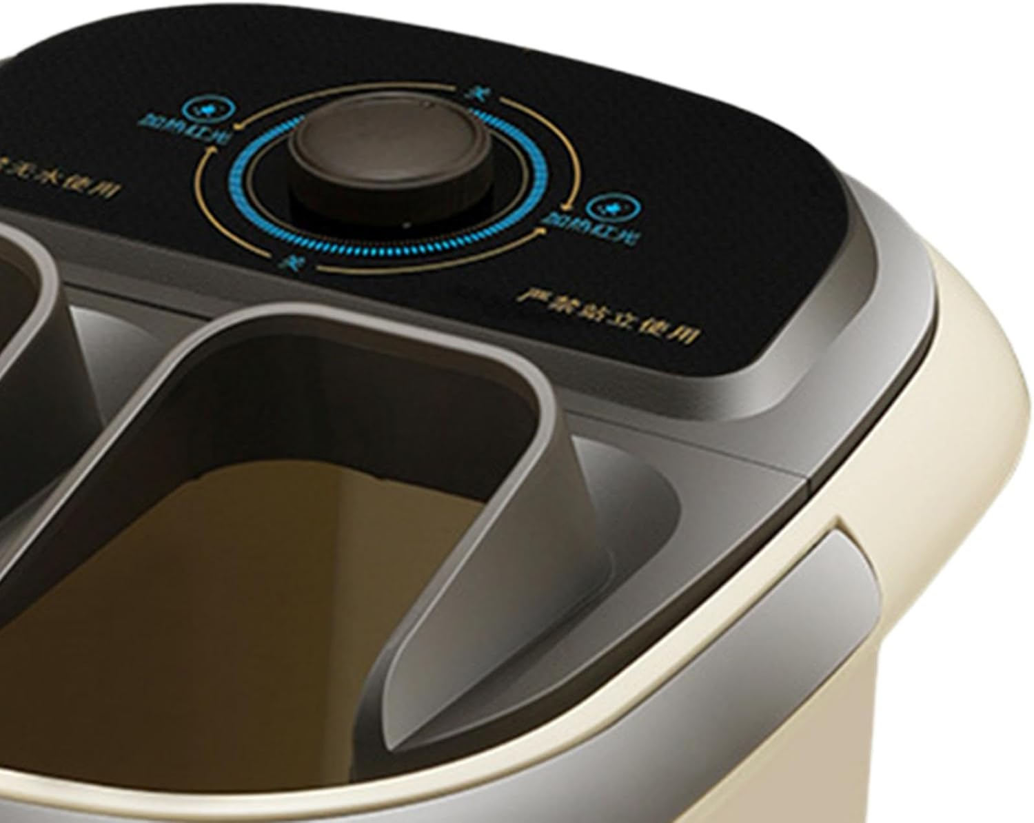 JAYIOLA Foot Bath Foot SPA with Red Light Electric Constant Temperature Feet Soaking Tub Foot Bath Bucket, Gray - Gray image number 6