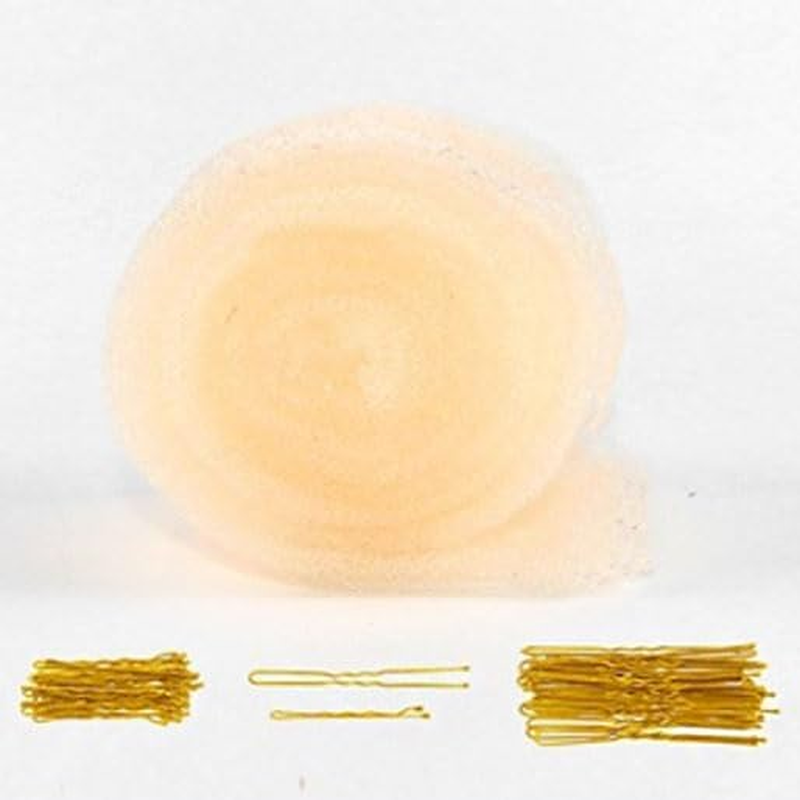 Hair Sponge for Updo - Hair Filler & Bun Maker for Women, Volumizing Donut Padding Tool, Instant Buns Styling Accessory (Light Coffee)