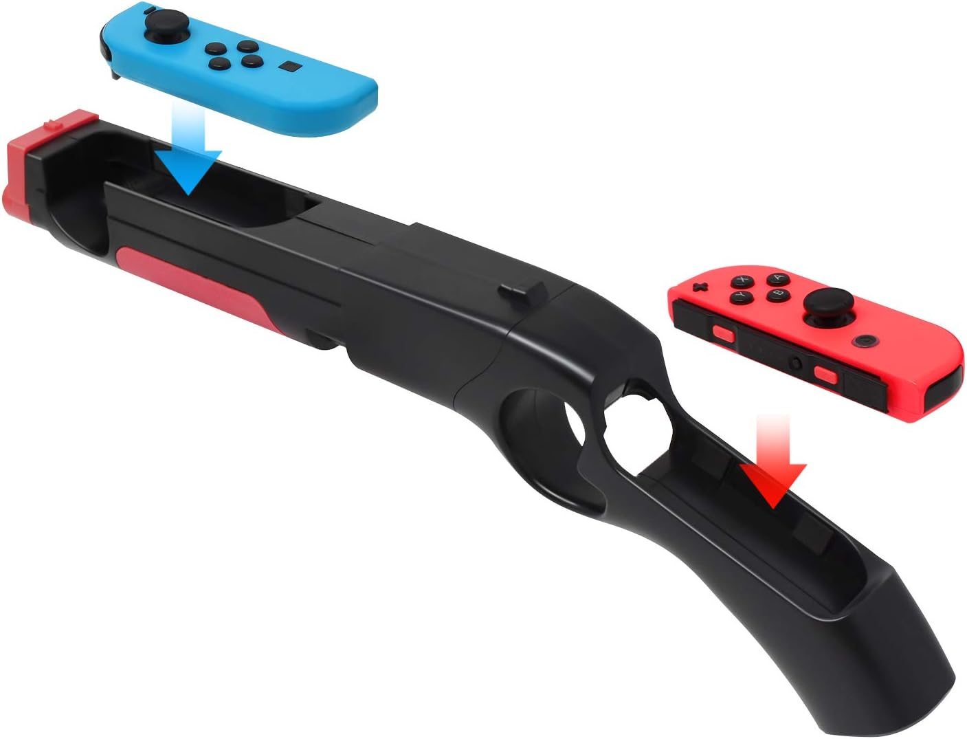FASTSNAIL Shooting Gun Compatible with Nintendo Switch/Switch OLED,FASTSNAIL Replacement for Joy-Con Gun Controller Game Gun Hand Grips Compatible with Nintendo Switch Joycons/Switch OLED image number 6