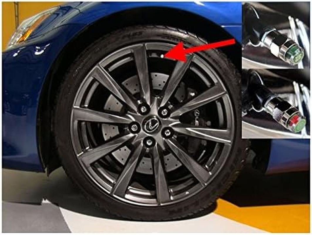 26-80Psi TPMS Tire Pressure Monitor Valve Stem Cap Tyre Sensor Indicator 36 PSI image number 1