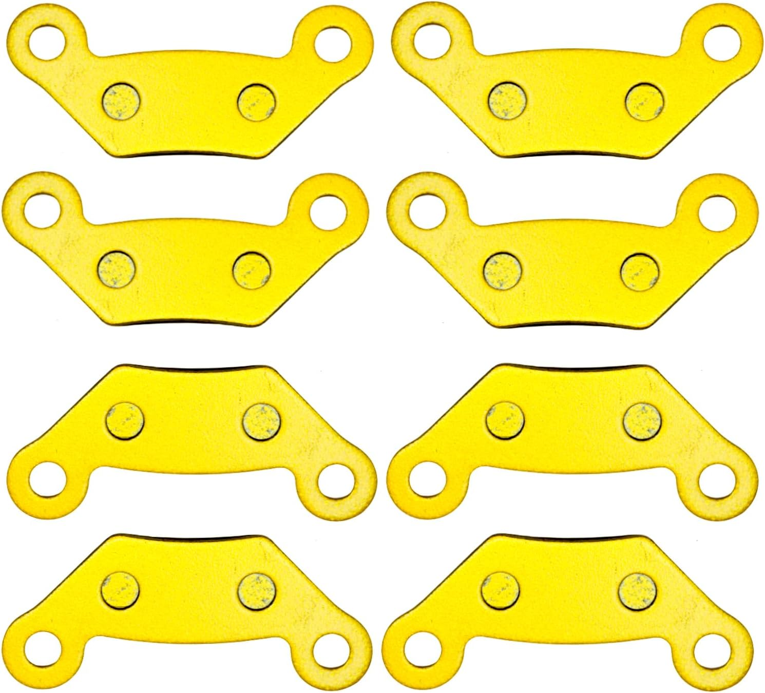 Front Rear Brake Pads for John Deere Gator TX 4X2 2010 2011 2012 2013 2014 2015 2016 2017 2018 2019 2020 2021 2022 TX Turf 9462 9461 after 050000 / AM141182 XUV 620I PC9618 850D PC9619 2010 MC0412-2 image number 2