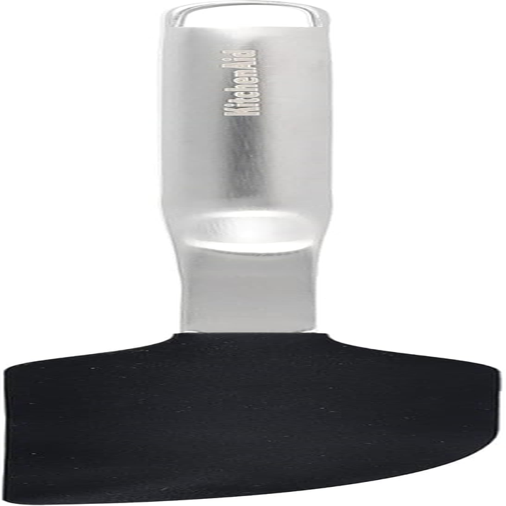 Kitchenaid Premium Stainless Steel Scraping Spatula, Cooking Kitchen Utensil - Black image number 1