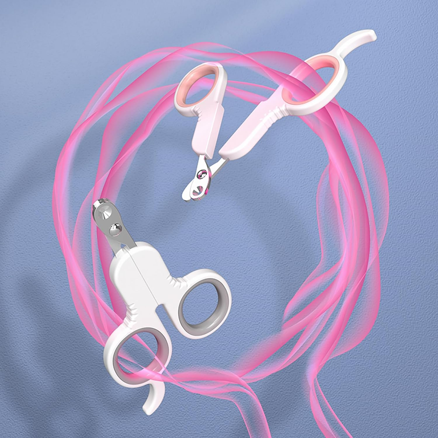 ZEWZE Claw Care for Cats, Cat Nail Clippers, Pet Nail Clippers for Dogs, Puppies, Rabbits and Small Animals (Grey) image number 5