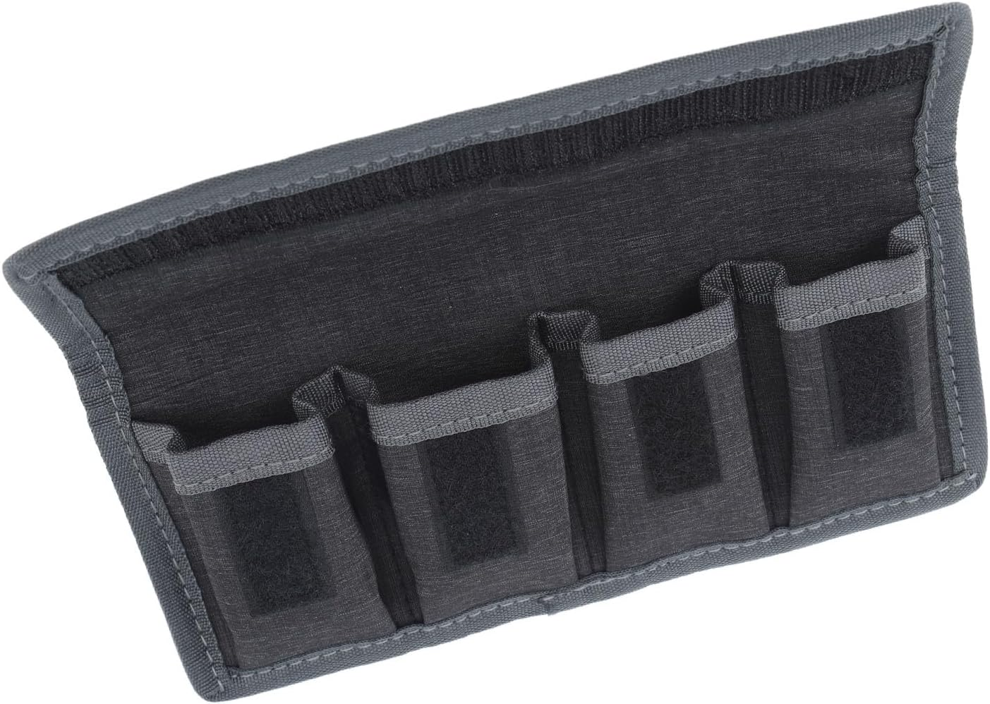 DSLR Camera Battery Case, Camera Battery Pouch Holder Case with 4 Pockets Fall Prevention, Waterproof Camera Battery Storage Bag for LPE6 LPE8 NPFW50 ENEL14 ENEL15 NPFW100 NPW235 image number 2