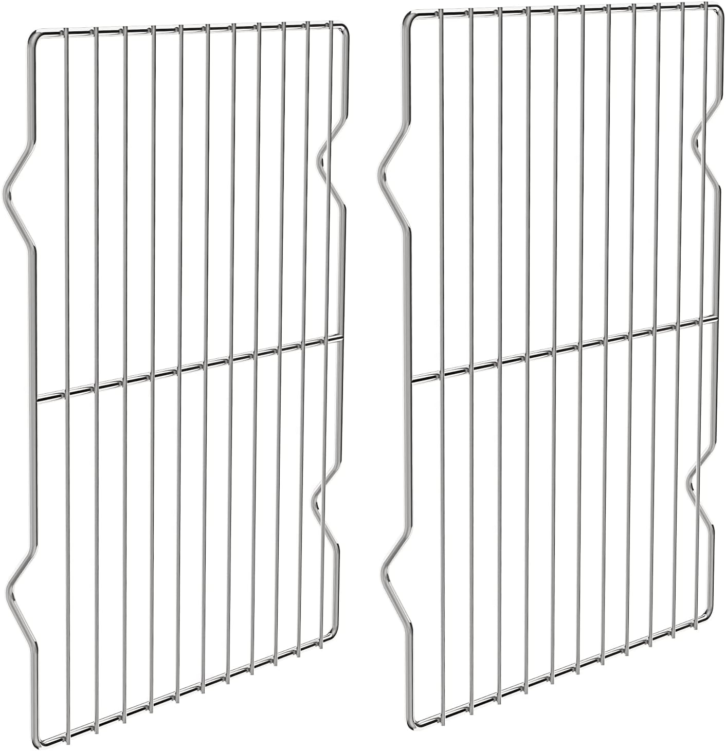 Adorila 2 Pack Cooling Rack for Baking, 8" X 11" Stainless Steel Grill Rack, Small Grid Baking Rack for Baking Cooking Roasting Oven image number 2