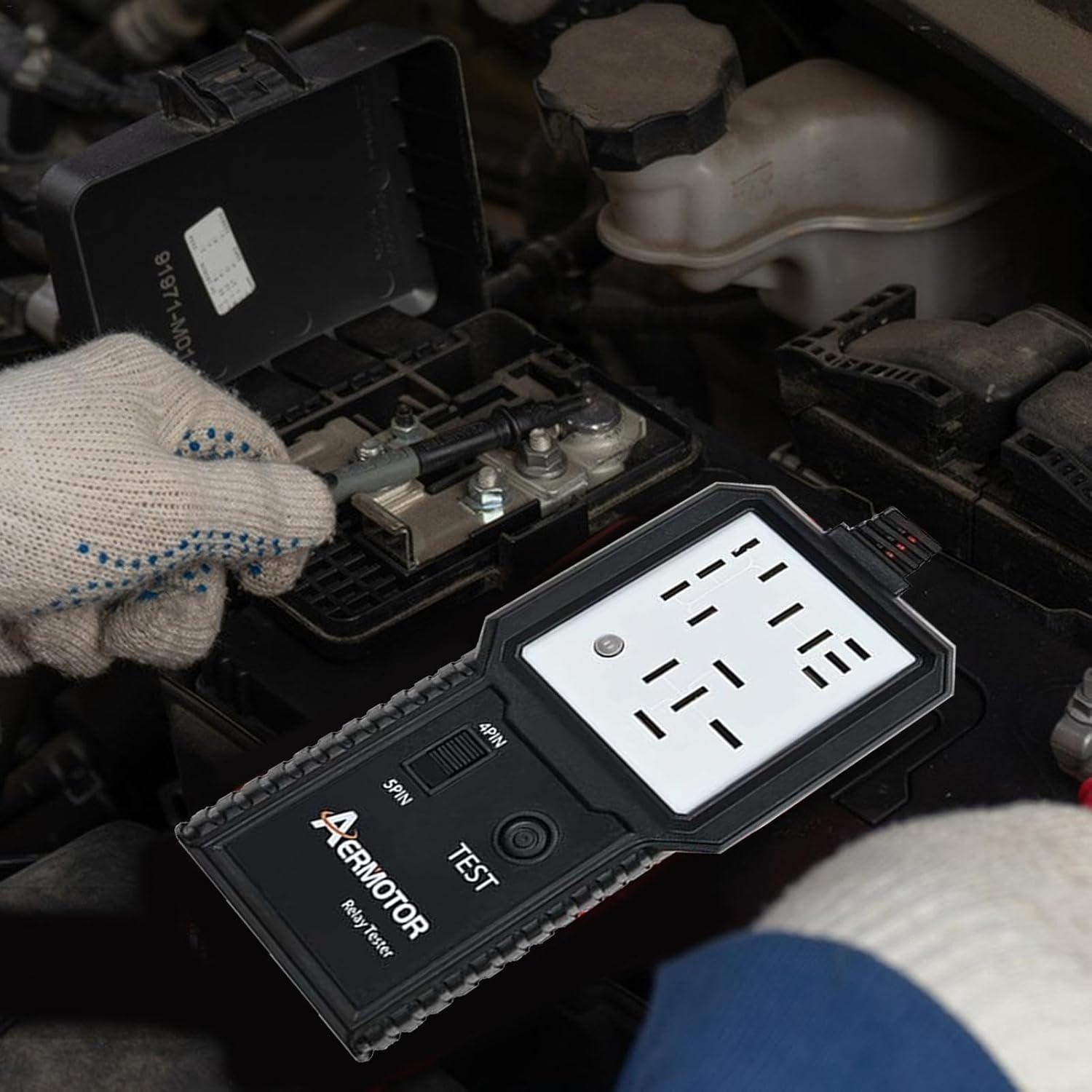 Relay Tester Automotive Kit | Radiant Relay Relay Test Kit,Car Maintenance Supplies, Compact 12V Car Relay, Auto Test Tool, Repair Tool Kit for Car Truck Vehicle image number 2