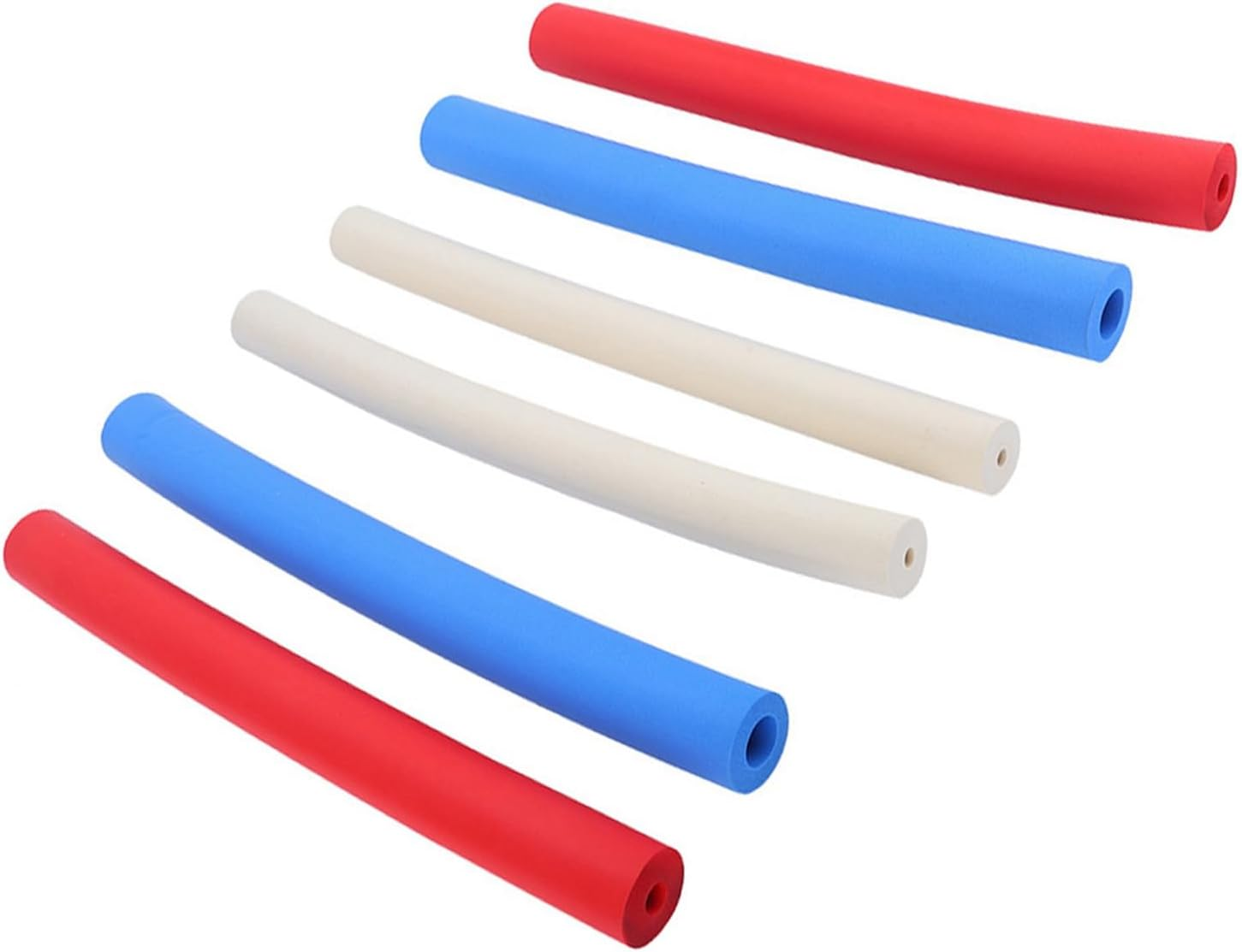 6Pcs Foam Handle Sleeve Non-Slip Foam Grip Tubing for Utensils Pens Pencils Toothbrushes Razors with Comfortable Hand Feeling for Adults Children image number 2