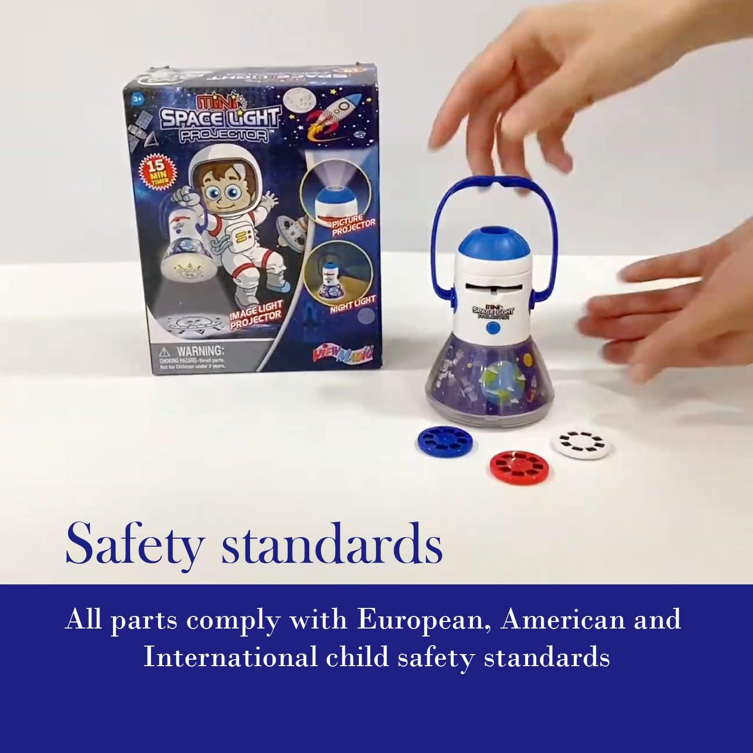 Mini Space Light Projector, Ideal Boys Girls Kids Night Light STEM Education Toys, Decoration for Home Theater Ceiling Bedroom Party image number 3