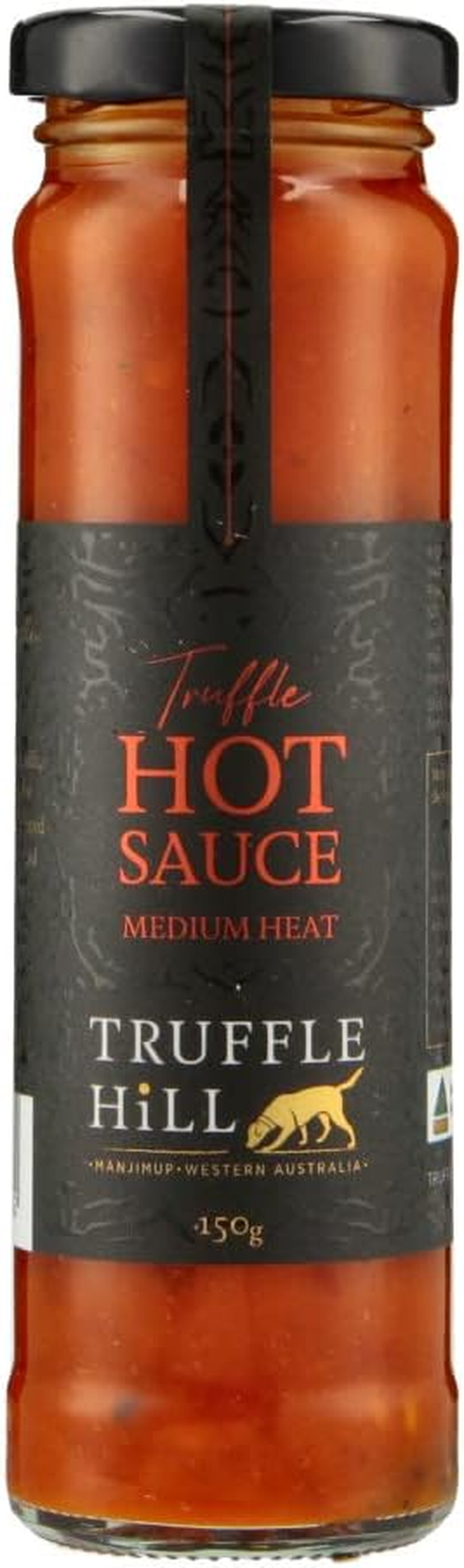 Truffle Hill - Truffle Hot Sauce (150G), Medium Heat Chilli Hot Sauce Infused with Black P&eacute;rigord Truffles, Keto, Paleo, Vegan, Vegetarian, Lactose Free, Gluten Free, Celiac Friendly image number 1