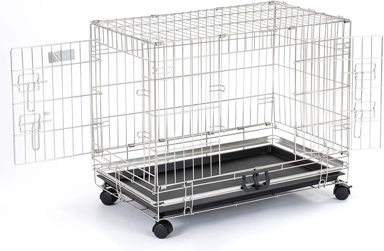 2-Way Simple Maison Stainless Steel Gauge, Medium Size, Circle Cage, for Dogs, Dogs, Pets, Simply