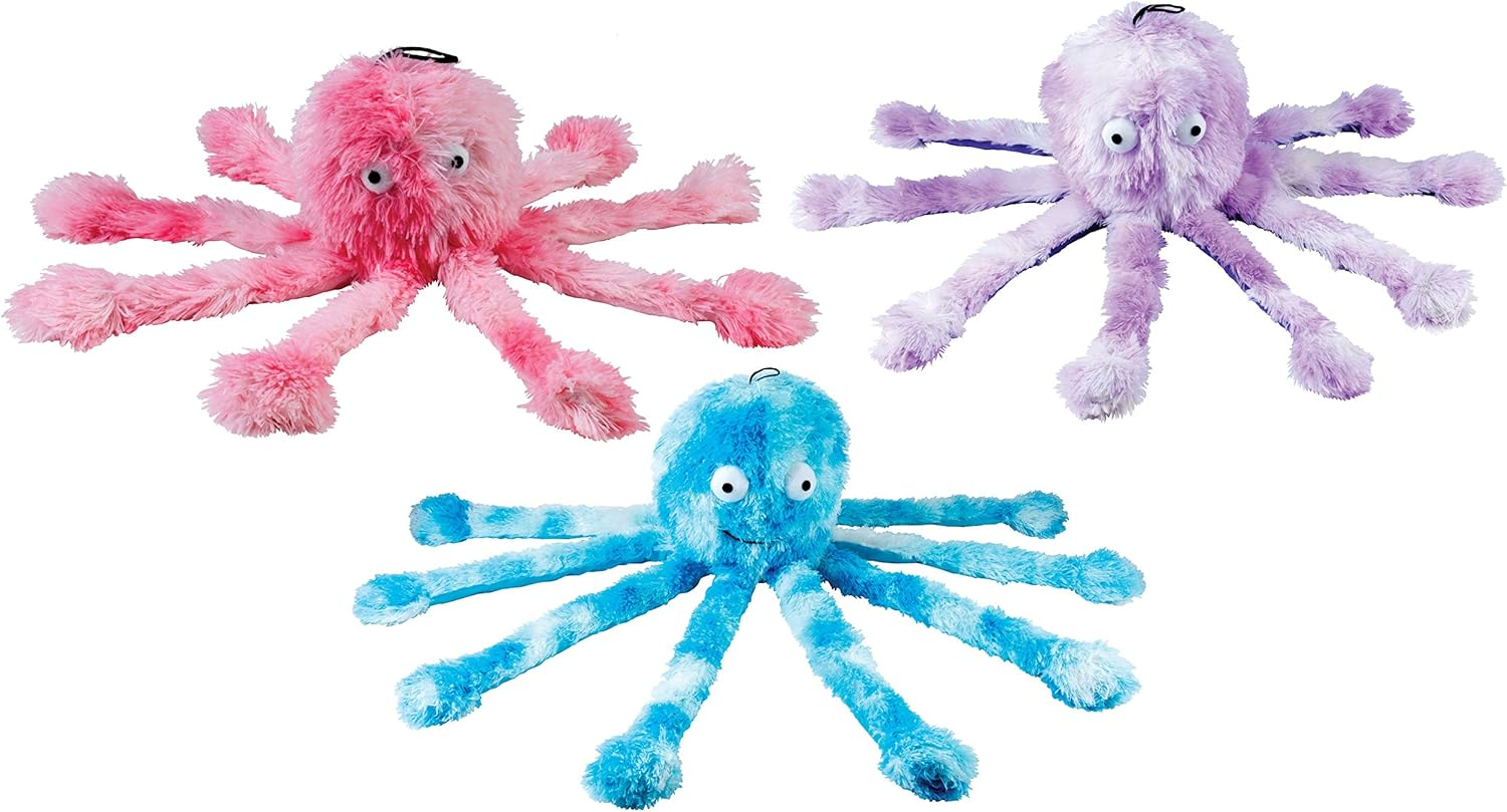 Gorpets Cuddle Soft Daddy Octopus Dog Toy, 25-Inch(Assorted Colors)
