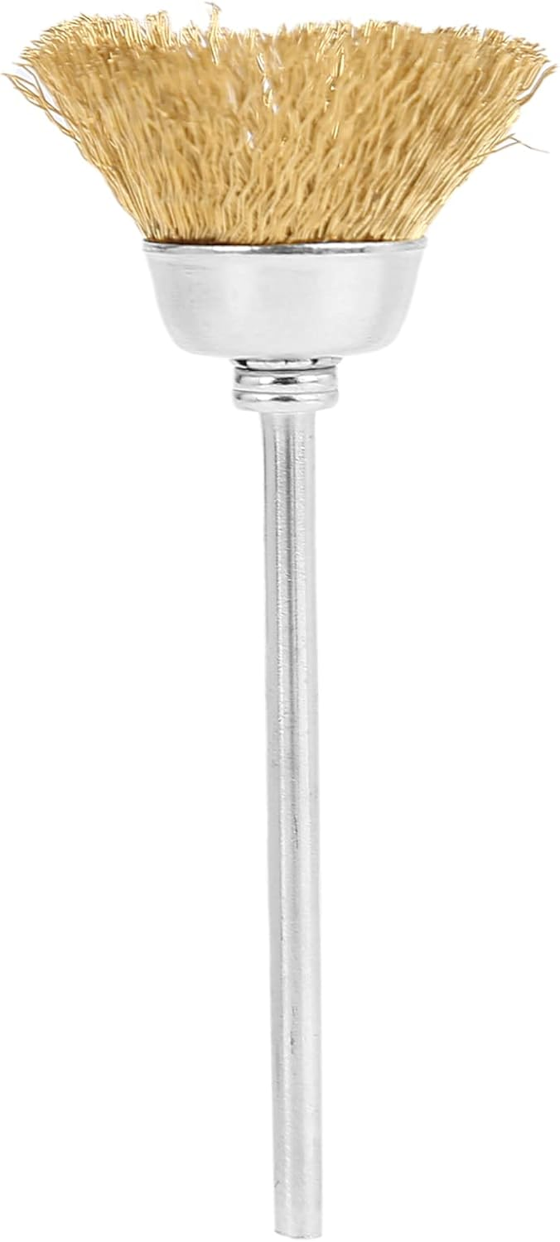 Nail Drill Cleaning Brush, Nail Drill Cleane Portable Manicure Tool Wear-Resistant Durable for Home Use and Nail Salon (Golden Copper Wire Brush) image number 6