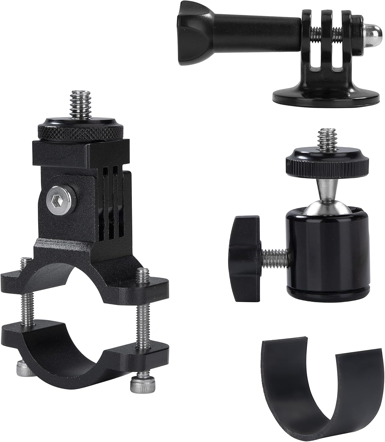 Tunejoy Handlebar Camera Mount 360&deg; Rotary Bicycle Mount Action Cameras Aluminium Motorcycle Mount Mounts for Gopro Hero 6/7/8/9/10 Osmo DJI image number 6