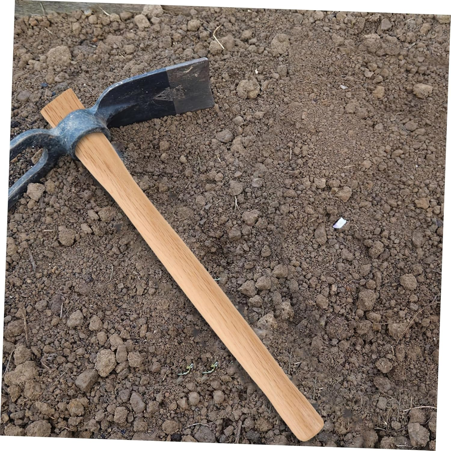 KONTONTY Gardening Hoe Handle Wooden Replacement for Garden Work Hoe Handle Scenario