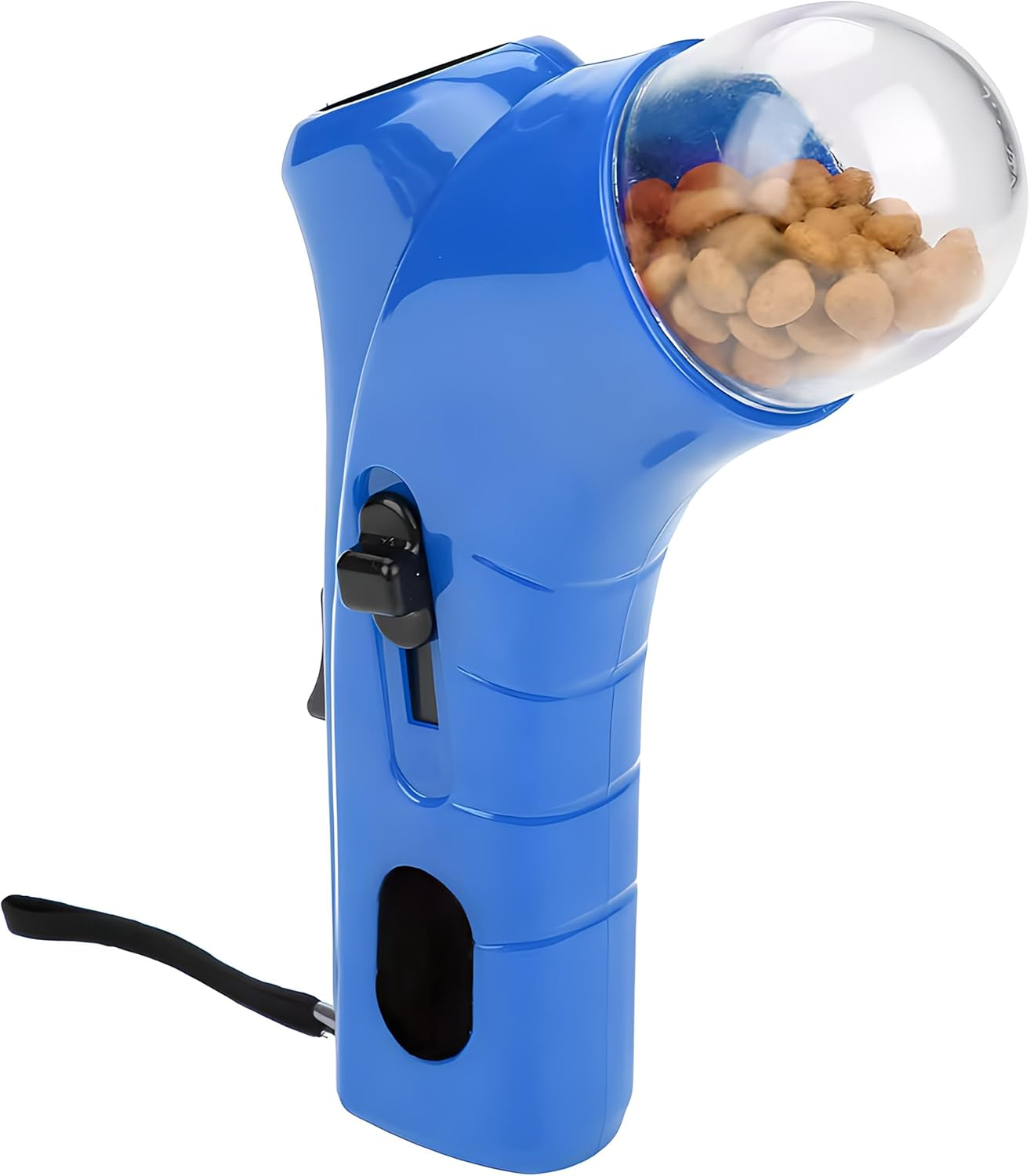 Tasmegol Cat Treat Gun Shooter Interactive Pet Food Snack Dispenser Launcher Toy for Cats Dog （Blue） image number 3