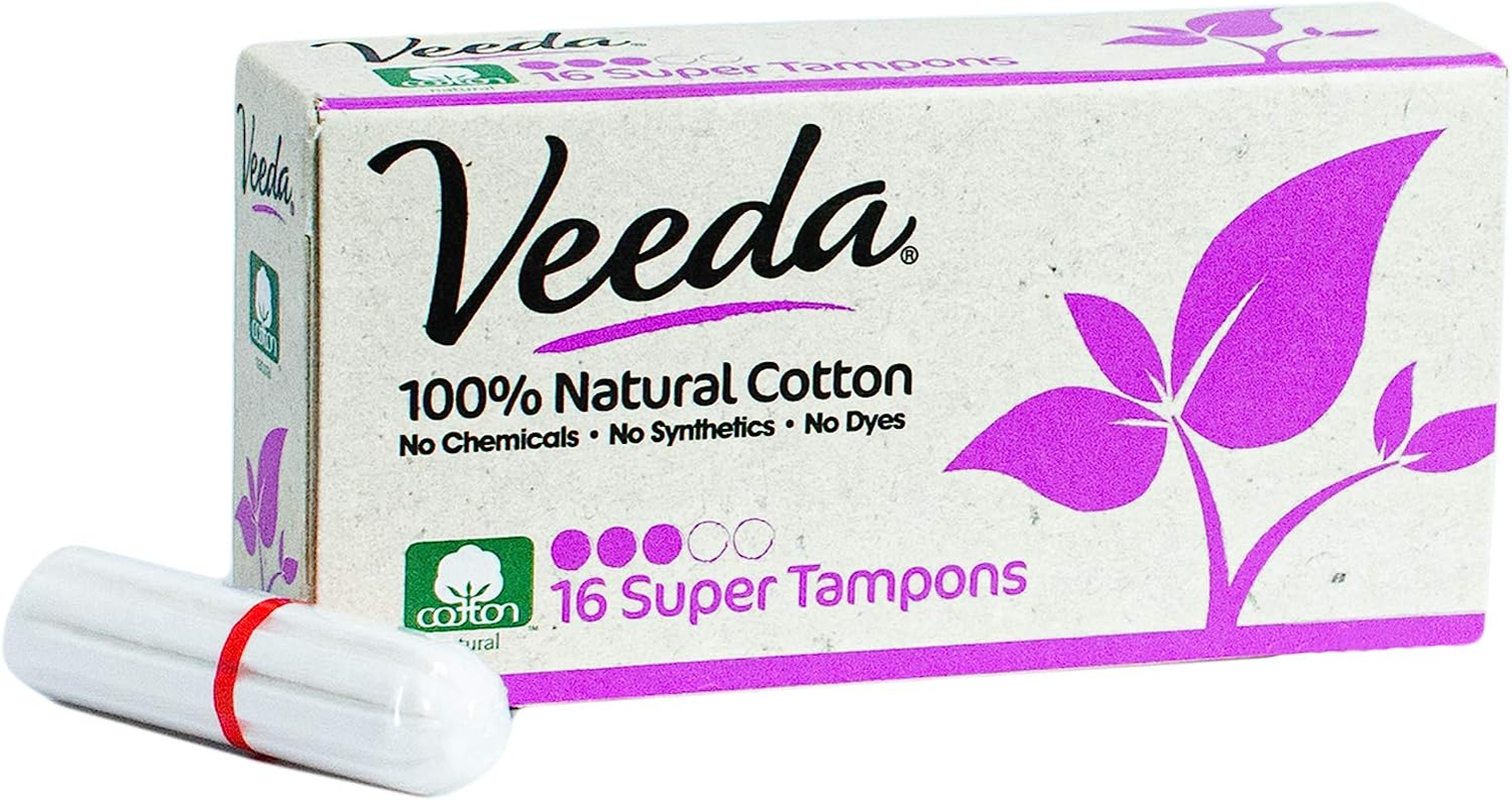 Veeda Super Tampons, 16 Count image number 2