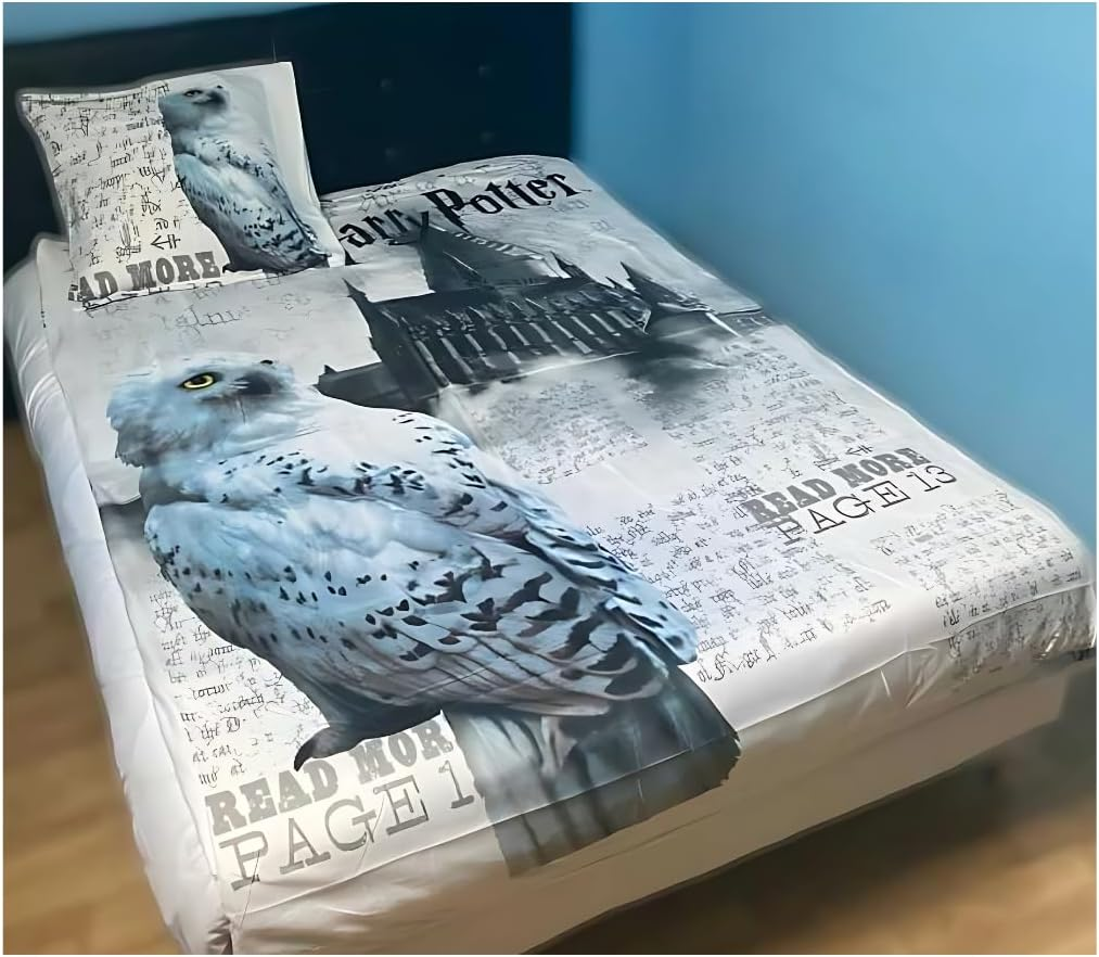 Arlis Harry Potter Duvet Cover Set - 1 Duvet Cover 140 X 200 Cm + 1 Pillowcase 63 X 63 Cm (Harry Potter Bedding Set - A)
