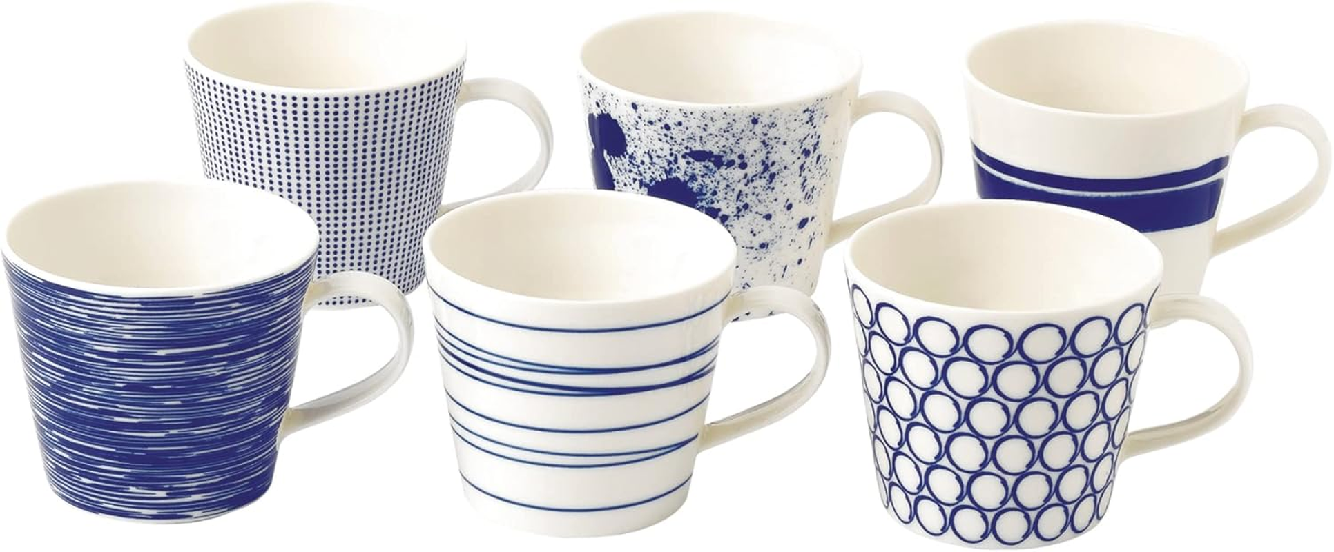 Royal Doulton Pacific Collection 6-Pieces Mugs Set, 260 Ml Capacity image number 5