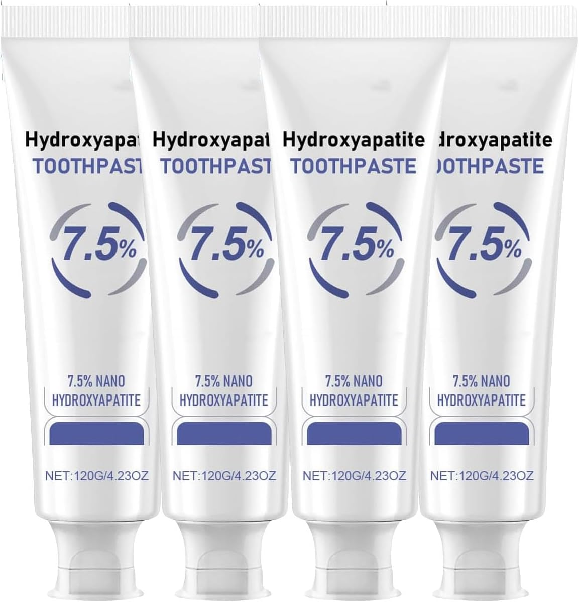 7.5% Hydroxyapatite Toothpaste, Hydroxyapatite Toothpaste Whitening, Nano Toothpastes, Whitening Tooth Repairs Gentle Freshed Breath Daily Used for Oral Health (3PCS)
