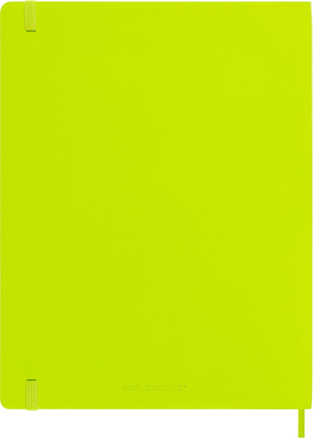 Moleskine Classic Soft Cover Plain Notebook, Lemon Green, Extra Large image number 4