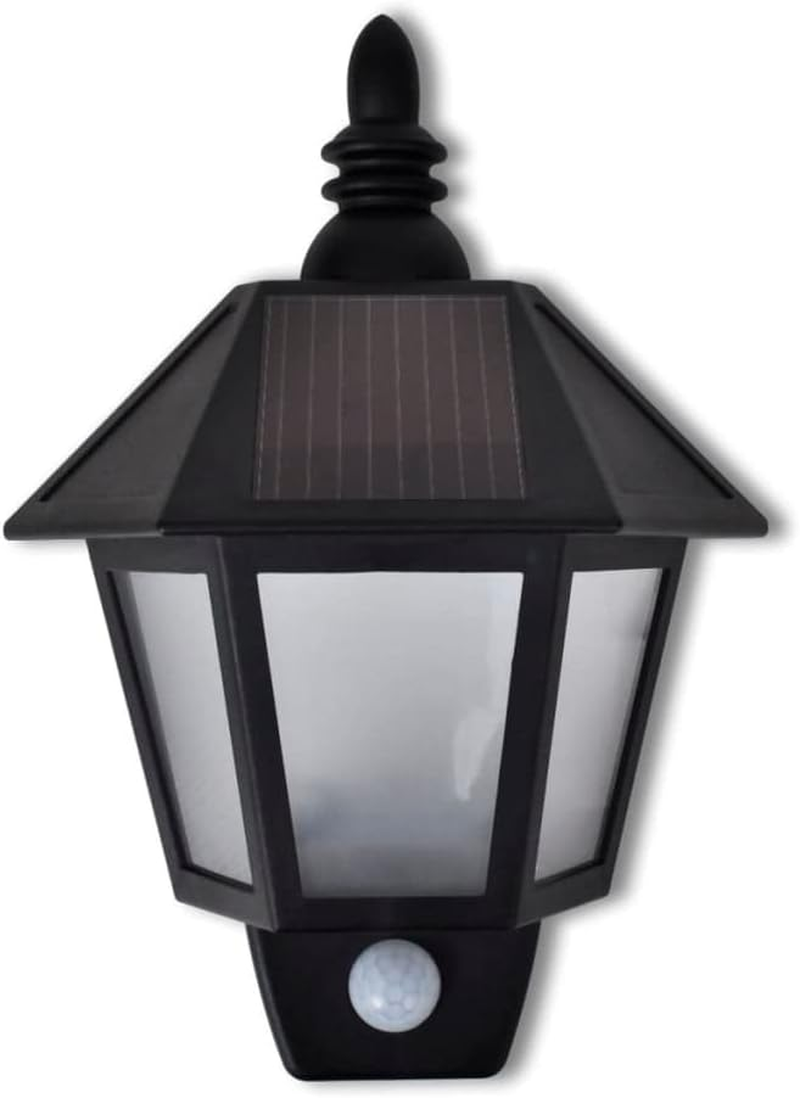 Solar Wall Lamp with Motion Sensor Outdoor Lighting Waterproof Garden Security image number 4