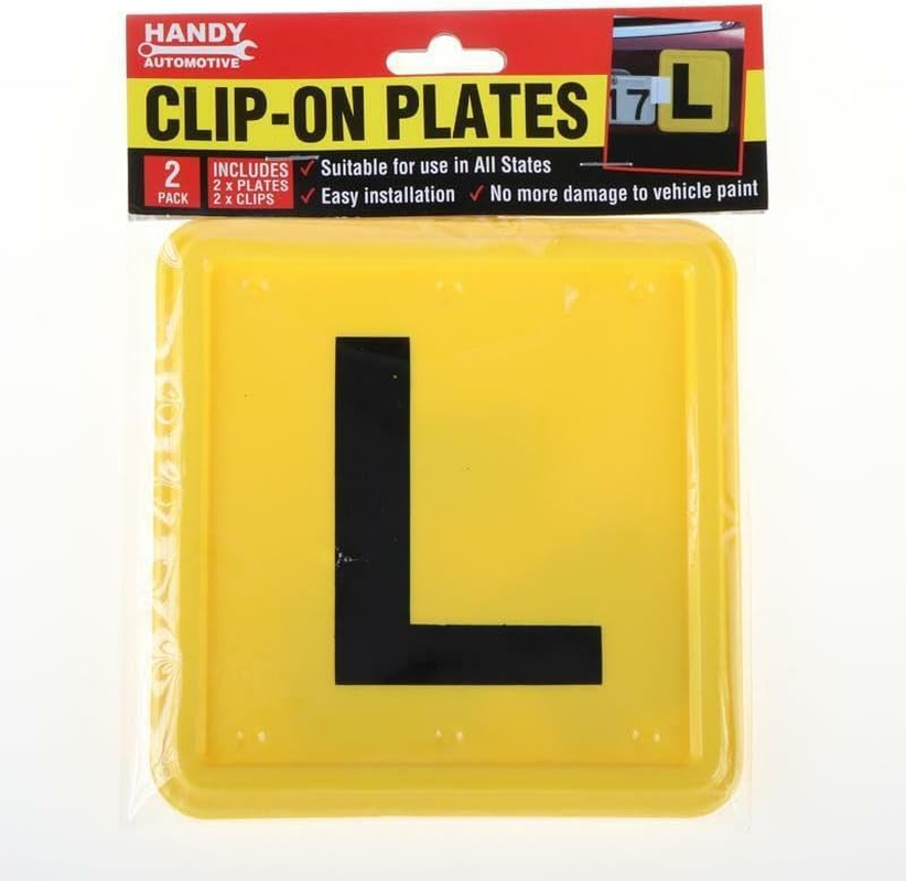 2Pcs L Plates Clip-On - Easy to Use 13.5X13.5CM