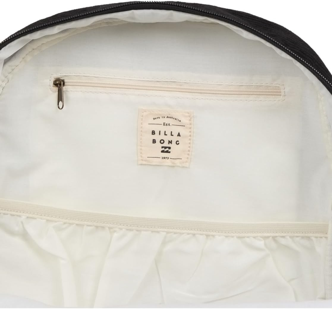 Billabong Schools Out Cord 20L Backpack for Women 24E653502, Black Pebble, One Size image number 4