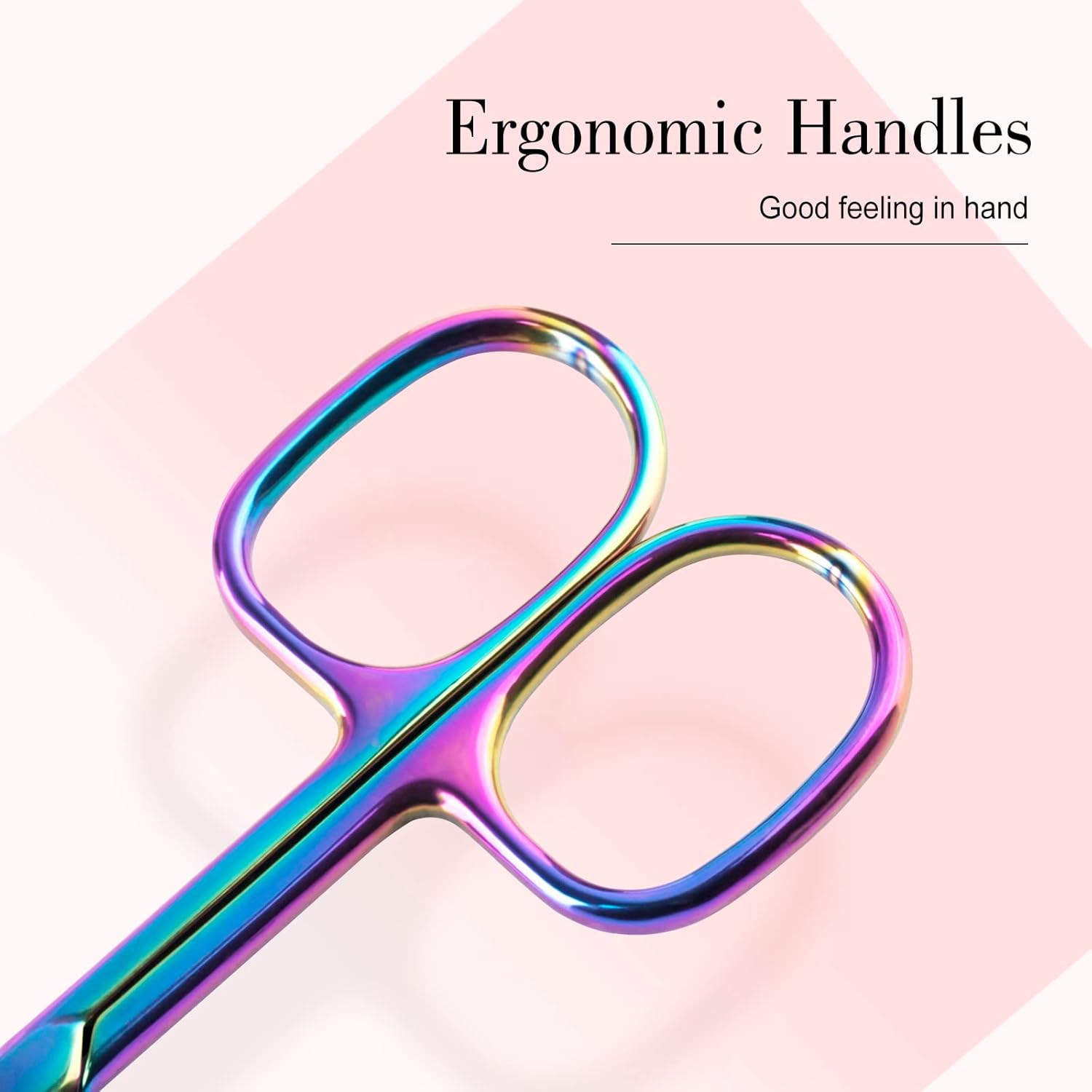 BNG Cuticle Scissors Professional Upgrated Curved Cuticle Nail Scissors for Women Men, Stainless Steel Cuticle Nipper Nails Remover Scissors, Pedicure Manicure Nail Art Tool (Purple) - Gold image number 5