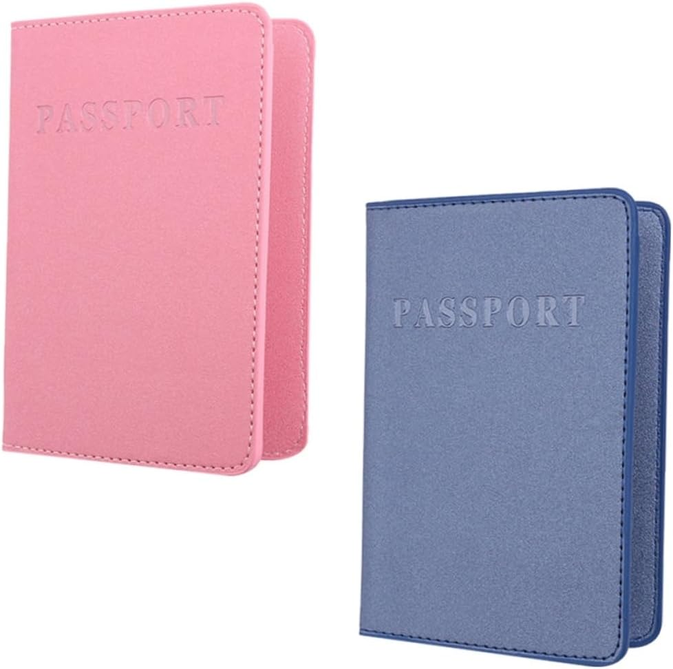 4 Pcs Pouch Holder Pass Case Passport Wallet Id Folder image number 2