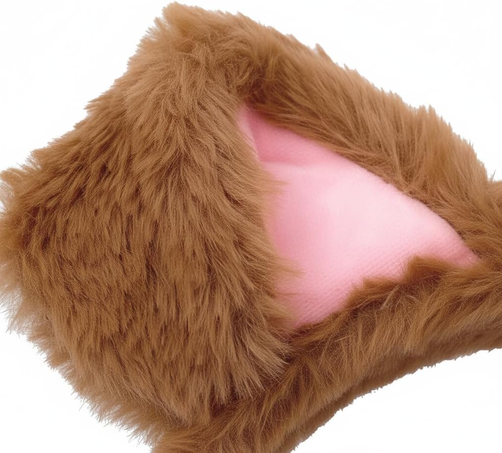 Dog Ears Headband, Realistic Animal Ears Costume Headband for Cosplay, Halloween, Furry Dog Ears for Parties and Washing Makeup, Soft & Comfortable, CRFY image number 4