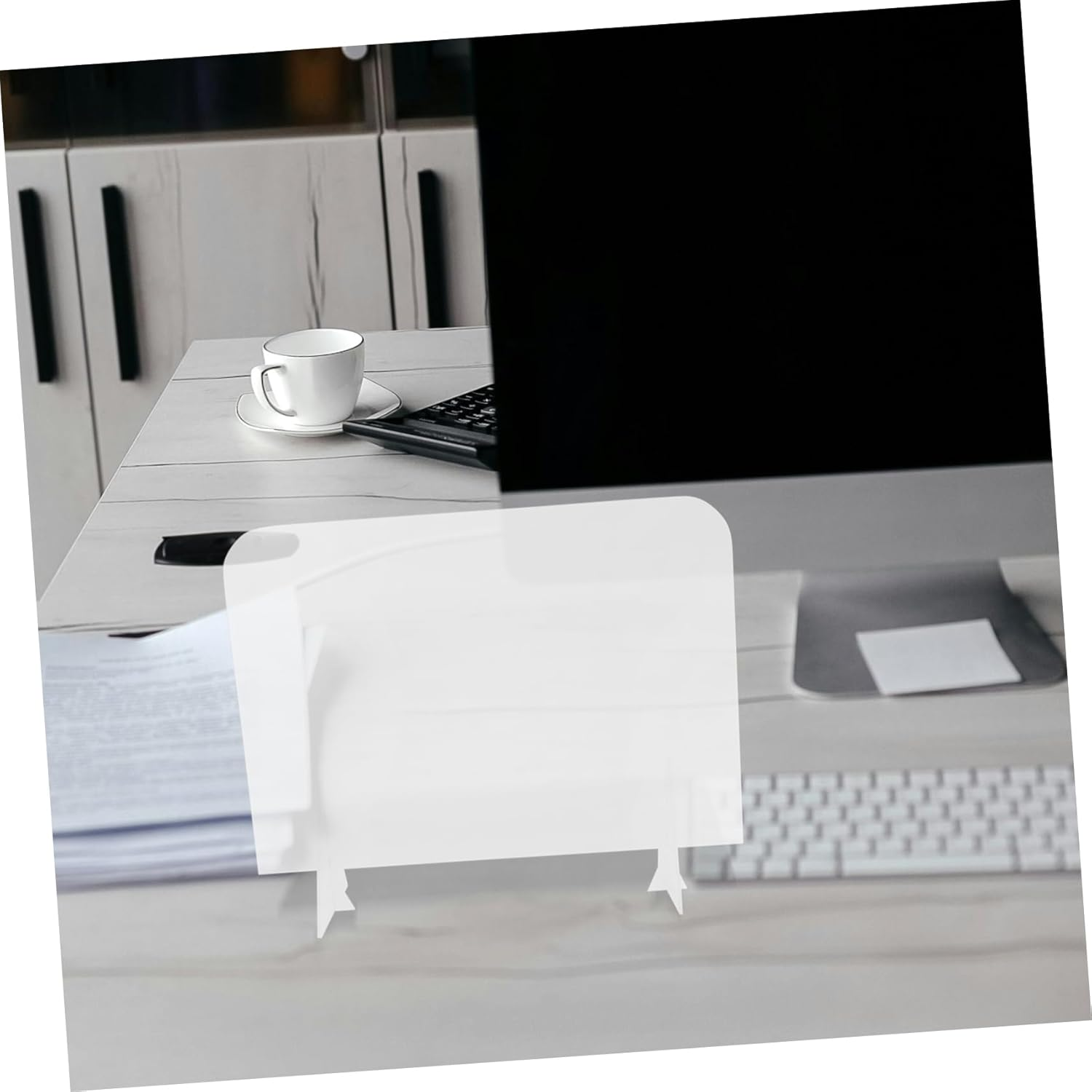 HOODANCOS Acrylic Writing Memo Board Portable Notepad Dry Erase Board Stand for Boys and Girls image number 1