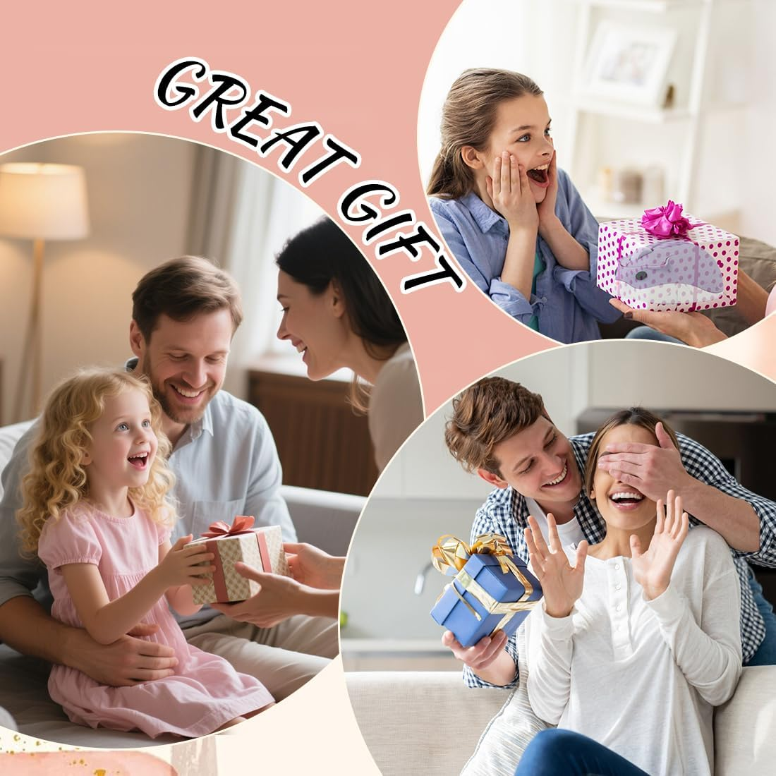 JYNVO 10 Pink Flower Crystal Hair Clips image number 5