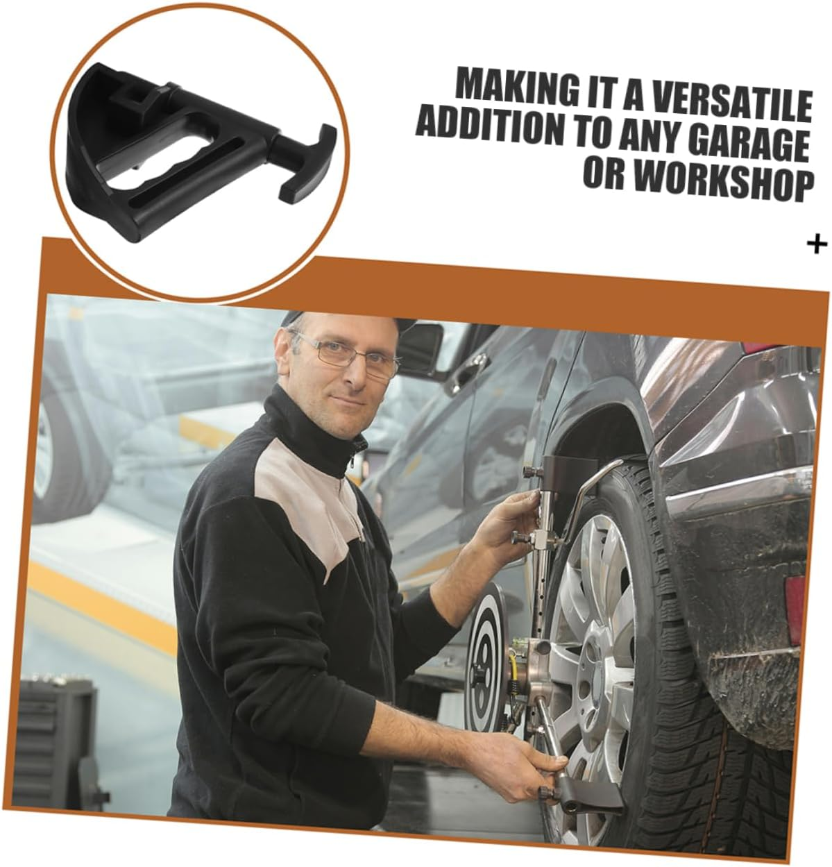 TINEASUR 2Pcs Tire Changing Tool Automotive Wheel Changer Tool Tire Repair Tool for Car Tire Removal Clamp Drop Center Bike Removal image number 4