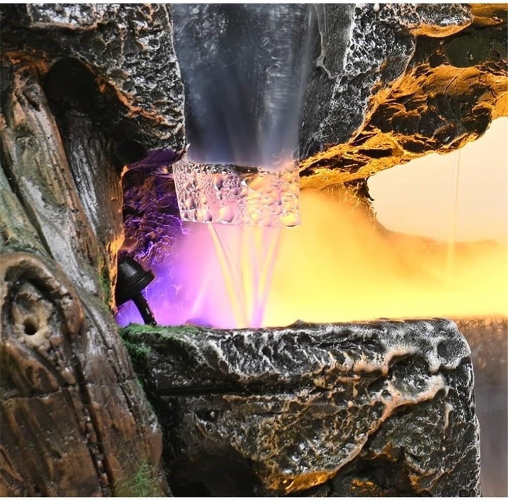 Outdoor Fountain Rockery Flowing Water Fountain Ornaments Feng Shui Wheels Attracting Wealth Large Office Opening Gifts Scenery image number 4