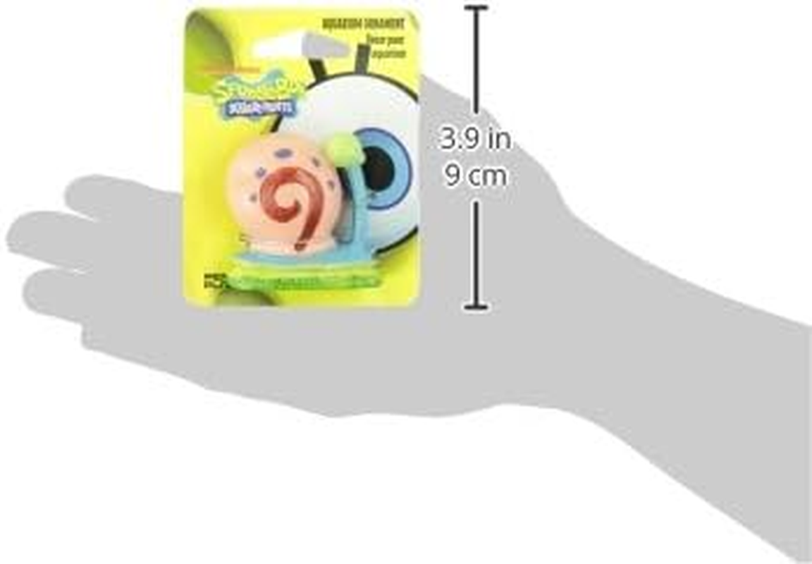 Penn Plax Spongebob Squarepants Gary Resin Replica Aquarium Ornament, Mini image number 6