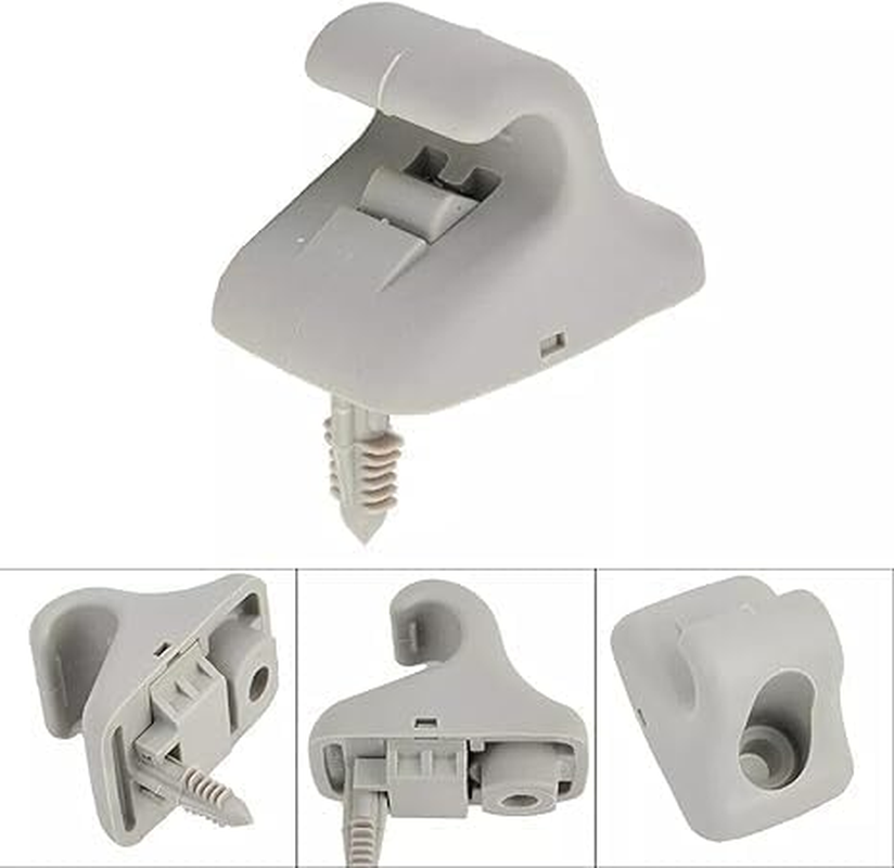 Ksngtixe 2PCS Sun Visor Clips 852351C300QS - Replacement Retainer Clips Compatible with Hyundai 2002-2011, Gray Interior Car Visor Holder