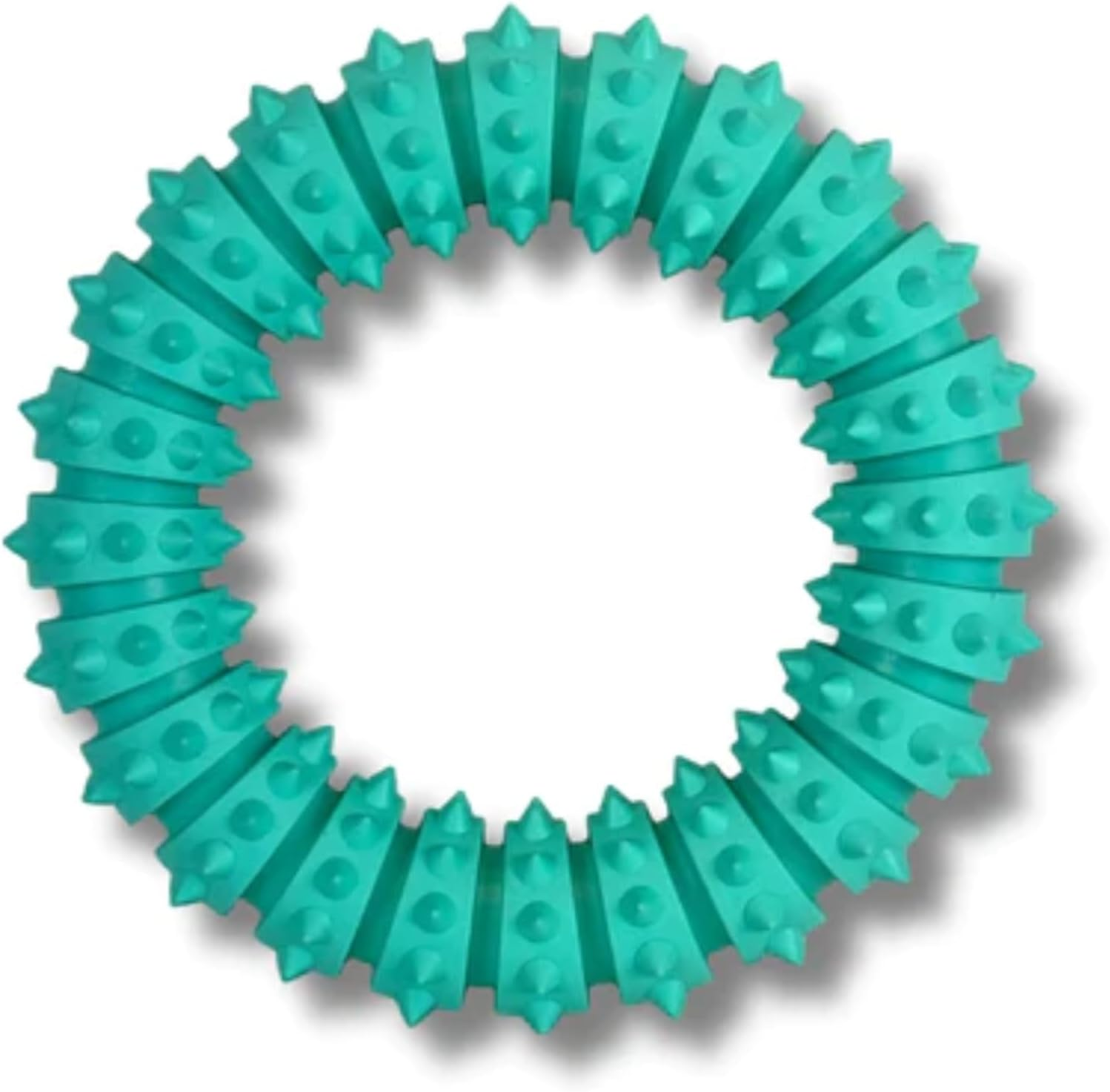 [Edog] K9 Ultimate Rubber Dental Dog Toy - Durable, Non-Toxic Chew Toy for Oral Health (Rubber Dental Dog Ring Toy - Large (15CM)) image number 2