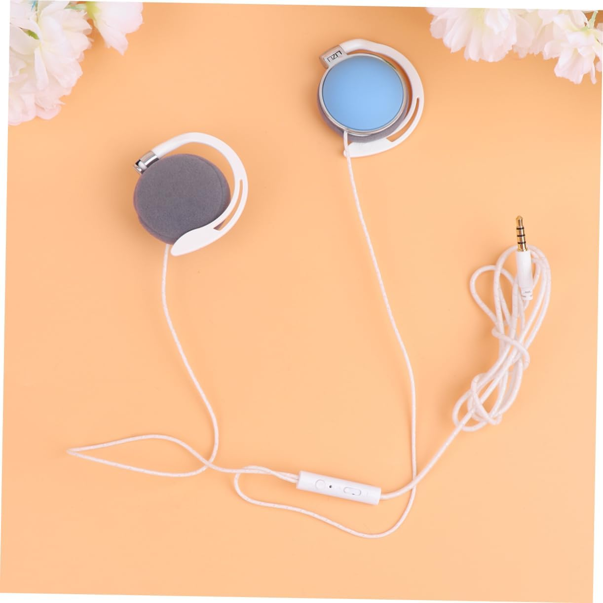 SHOWERORO Sports Earphone with Noise Reduction and Mic Lightweight Neck Hanging Headset for Gym and Daily Use Sweat Resistant Wired Earbuds with High Elastic Wire Comfortable Aural Design In image number 6