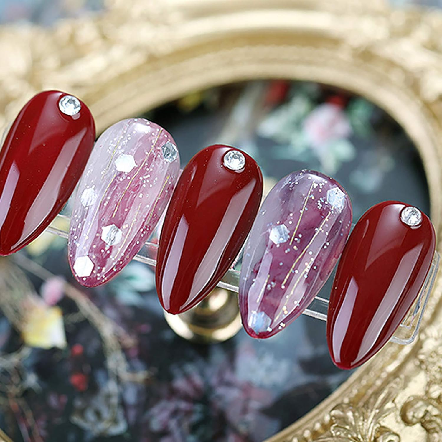 2 Set Eye Makeup Fairy Sequins Butterfly Nail Nail Sequins for Cosmetic Face image number 2