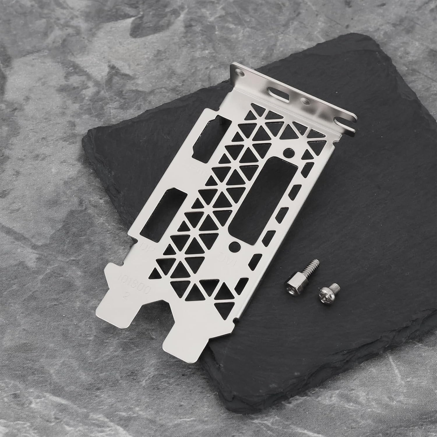 YINETTECH Low Profile Bracket 8Cm Compatible with ZOTAC GTX1050 Gtx1050Ti GTX1650 LP Graphics Video Card image number 3