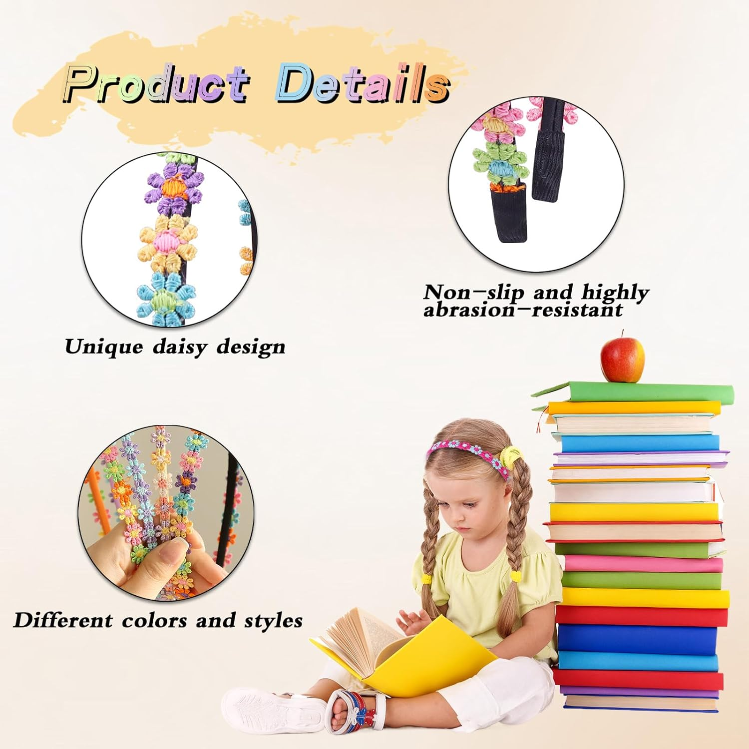 CZAYEFNH Headband for Women and Young Women - Cute and Stylish Headband for Everyday and Special Occasions, Flexible Size, Non-Slip and Lightweight image number 1