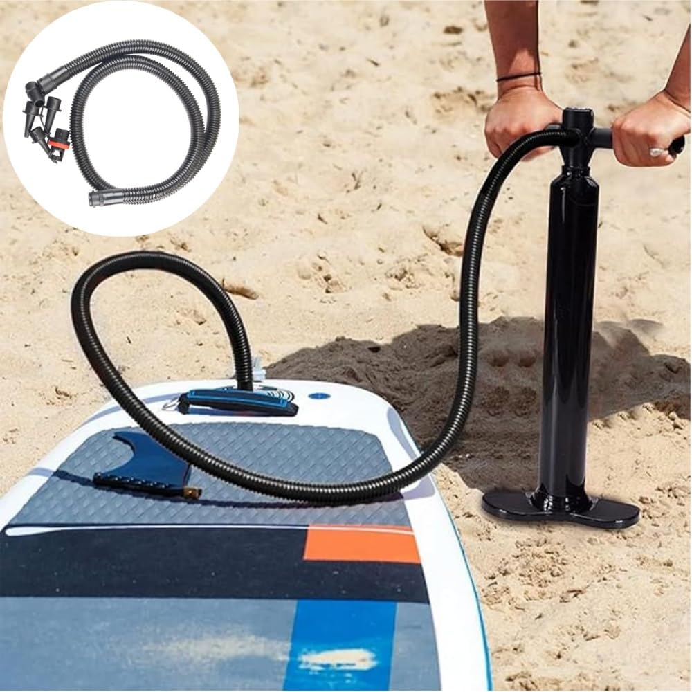 Inflatable Air Pump Hose Hand Pump Hose 1.2M Connector Replacement Inflator Accessories for Kayak Pool Mat Swimming Tent