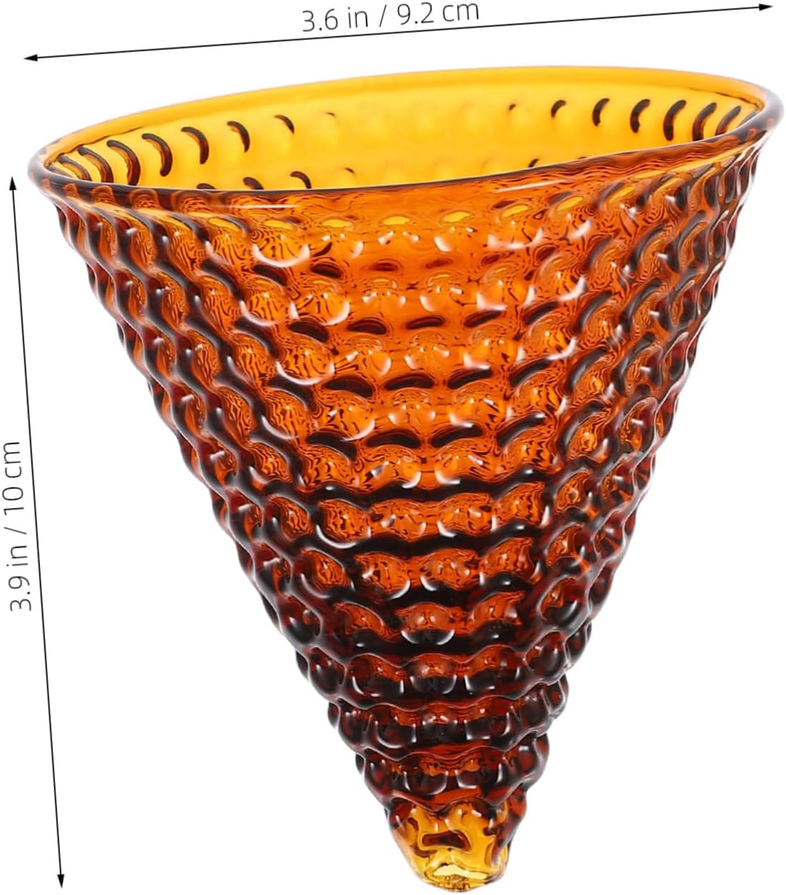 Zerodeko Coffee Filter Cup Hand-Poured Glass Dripper Tea Dripper Funnel Espresso Brewing Tool