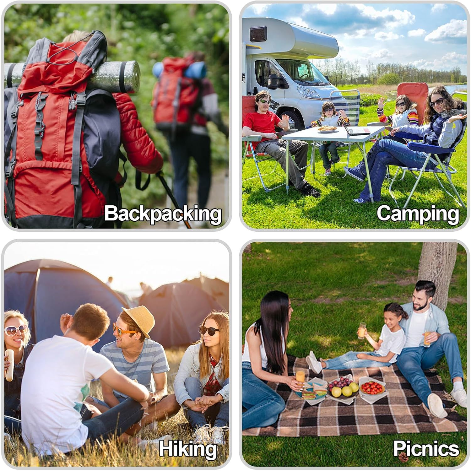 2Pcs Stainless Steel 3 in 1 Spork Camping Cutlery, Knife, Spoon, Fork Cutlery Combo for Camping, Hiking, Fishing and Any Outdoor Activities image number 3