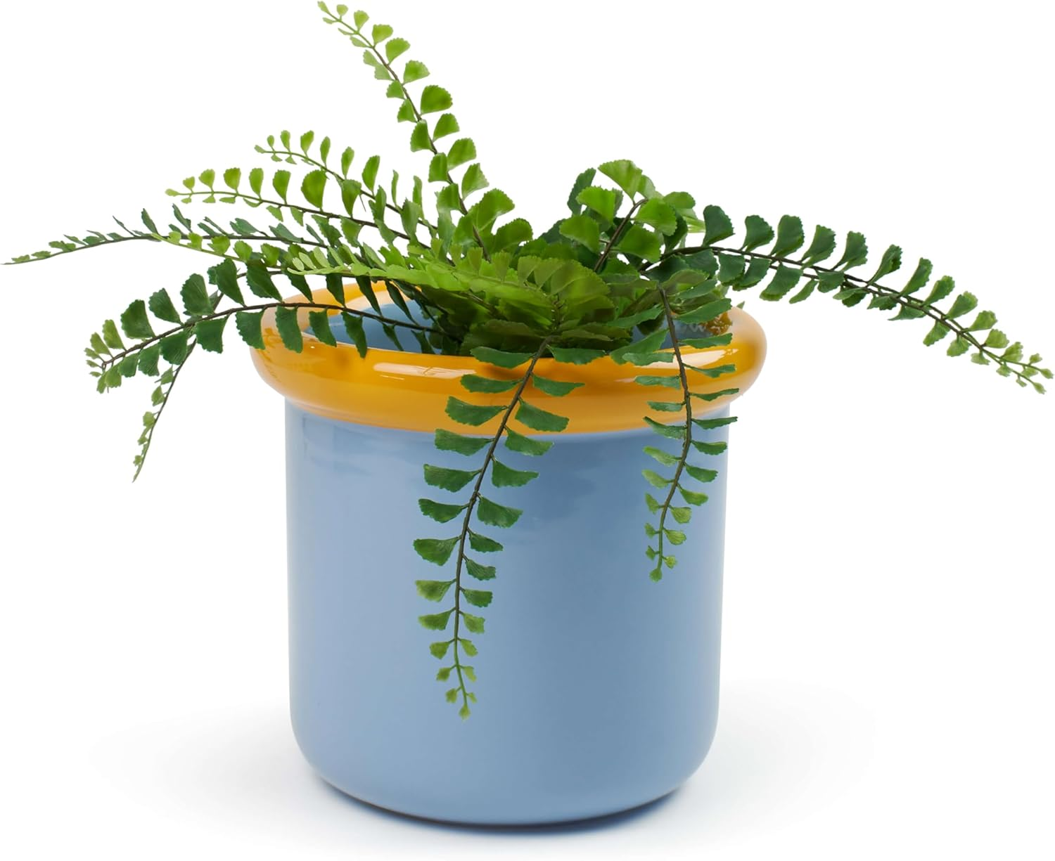 Salt&Pepper Cleo Stoneware Planter, Blue, 21 X 19.5 Cm Size